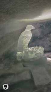 Ice Eagle carving 