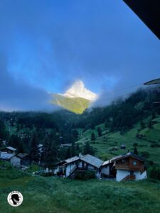 What to do in Zermatt - Matterhorn view from the balcony of the Hotel Matterhorn Focus