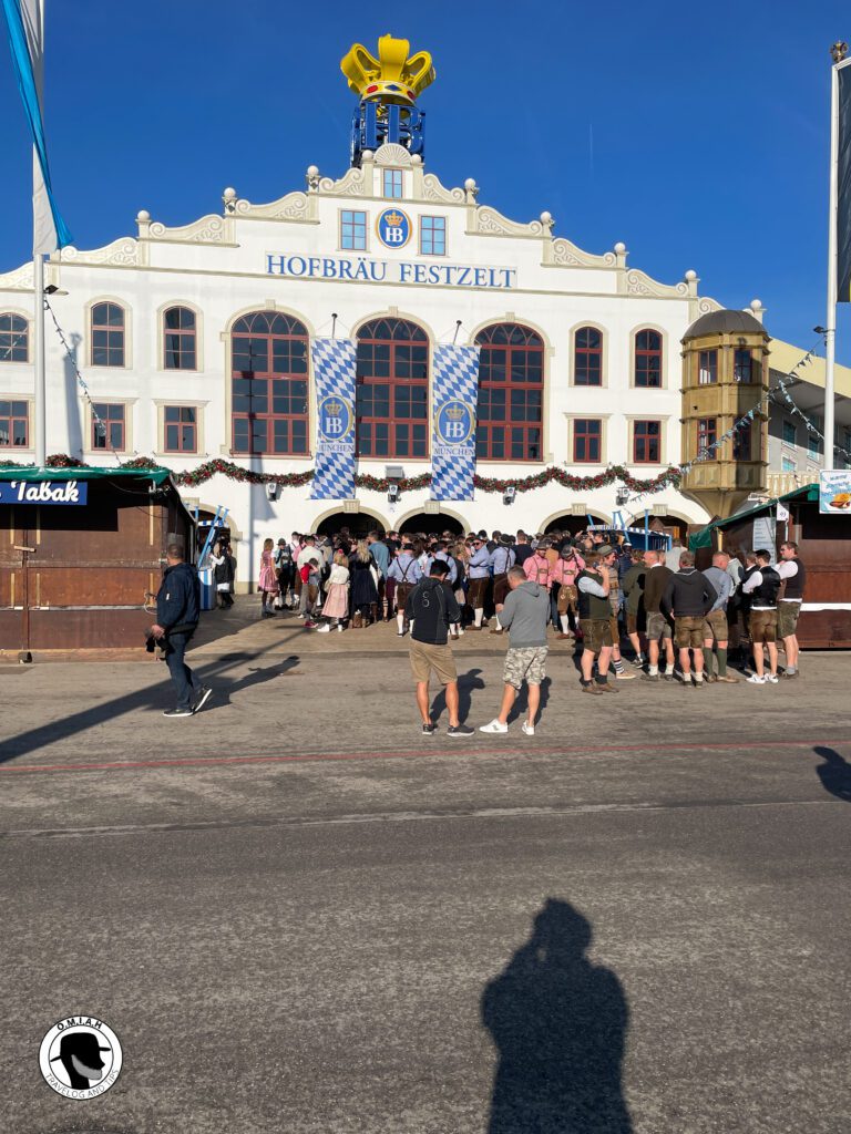 Hofbrau fest tent exterior