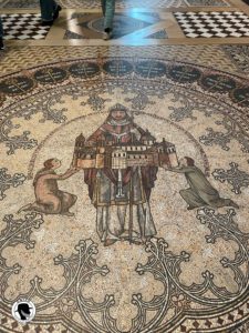 Image of a mosaic on the floor of the Cologne Cathedral