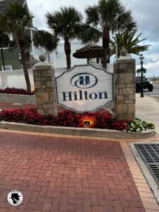 Image of the Hilton sine at the St Augustine Hilton, Historic Bayfront