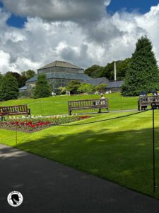 Conservatory at the Botanic Gardens in Glasgow
