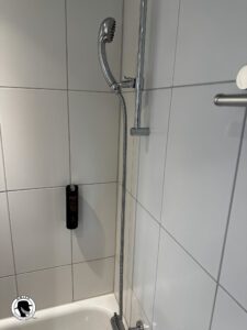 Shower in the Hey Hotel