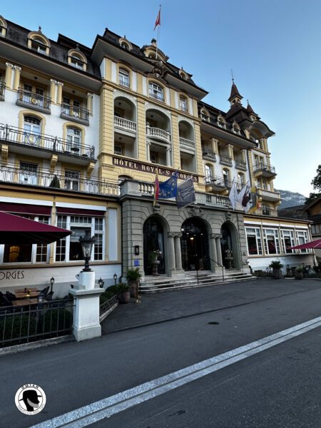Frontage of the Hotel Royal St. Georges 