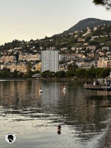 View of Montreux Switzerland