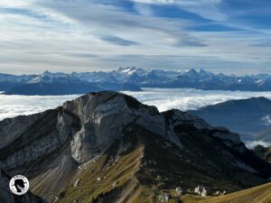 Picture of the Alps from Mount Pilatus