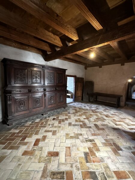Bedroom in the Chateau de Chillon