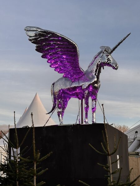 Mirrored Pegasus at Tollwood